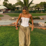 Valerie | Strapless Sculpted Corset Top