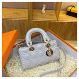 Maison Élitaire | Quilted Mini Handbag Gold Hardware Top Handle