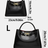 Juliet Rouge | Sac à main effet croco