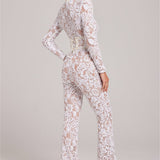 Vivienne | Tailored Lace Jumpsuit