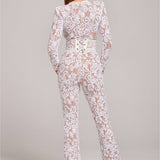 Vivienne | Tailored Lace Jumpsuit
