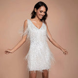 Veloura | Elegant V-Neck Dress