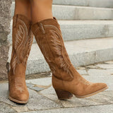 Sorevina | Suede Cowboy Boots Elevated Western Elegance