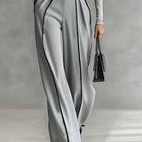 Madison | Belted Turtleneck Two Piece Set