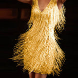 Veloura | Elegant V-Neck Dress