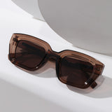 Maëlys Riviera | Transparent Rectangle Sunglasses