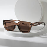 Maëlys Riviera | Transparent Rectangle Sunglasses