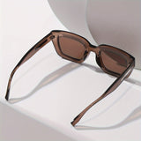Maëlys Riviera | Transparent Rectangle Sunglasses