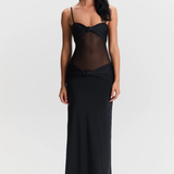 Nyx | Sheer Twist Strapless Maxi Dress