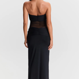 Nyx | Sheer Twist Strapless Maxi Dress