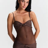 Nyx | Sheer Twist Strapless Maxi Dress