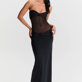 Nyx | Sheer Twist Strapless Maxi Dress