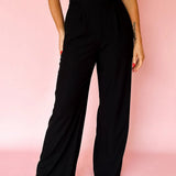 Aveline Marcel | High Waisted Wide Leg Pants