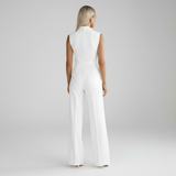 Belara | Sleeveless V Neck Jumpsuit Full Length