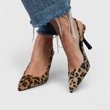 Naomi | Leopard Slingback Stiletto Heels