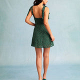 Léonie Soleil | Floral Sweetheart Mini Summer Dress
