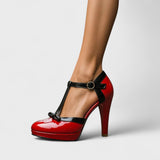 Celmara | Comfort Block Heel Slip On Heels