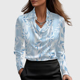 Liora | Pleated Satin Blouse