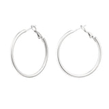 Élan Curve | Polished Hoop Earrings