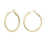 Élan Curve | Polished Hoop Earrings
