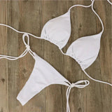 Nyvara | Backless Bikini Adjustable Drawstring Minimal Design
