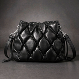 Cloud Muse | Quilted Drawstring Crossbody Bag