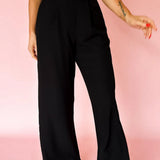 Aveline Marcel | High Waisted Wide Leg Pants