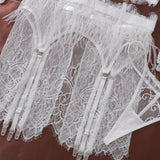 Feather Étoile | Lace Lingerie Set with Gloves