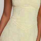 Elysia Fleur | Floral Burnout Maxi Wedding Guest Dress