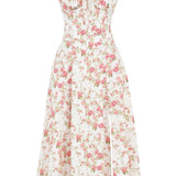 Valerie | Floral Waist Shaper Bustier Dress
