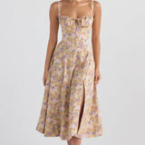 Valerie | Floral Waist Shaper Bustier Dress