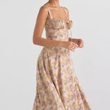 Valerie | Floral Waist Shaper Bustier Dress