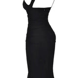 Aurélisse Noémie | Mesh Wedding Guest Midi Dress