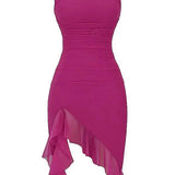 Aurélisse Noémie | Mesh Wedding Guest Midi Dress