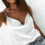 Kris | Satin Cowl Neck Camisole