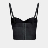 Noctivelle | Mesh Bustier Underwire Structured Top