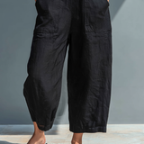 Soreia | Linen Blend Jumpsuit Relaxed Minimal Elegance