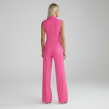 Belara | Sleeveless V Neck Jumpsuit Full Length