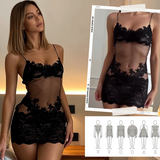 Sienna | Lace Mesh Nightdress