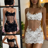 Sienna | Lace Mesh Nightdress
