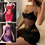Sienna | Lace Mesh Nightdress