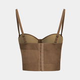 Noctivelle | Mesh Bustier Underwire Structured Top