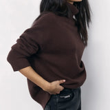 Rouge Comfort | Oversized Turtleneck Knit Sweater