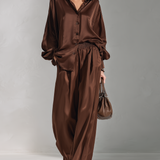 Maritza | Satin Shirt & Trouser Set