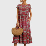 Valencia™ | Chic Floral Dress Graceful Summer Style