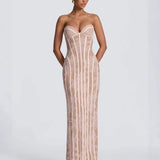 Seraphina Vale | Corset Maxi Evening Dress