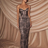 Seraphina Vale | Corset Maxi Evening Dress