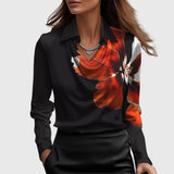 Liora | Pleated Satin Blouse