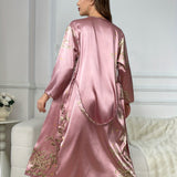 Amber | Floral Camisole & Robe Sleepwear Set