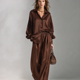 Maritza | Satin Shirt & Trouser Set